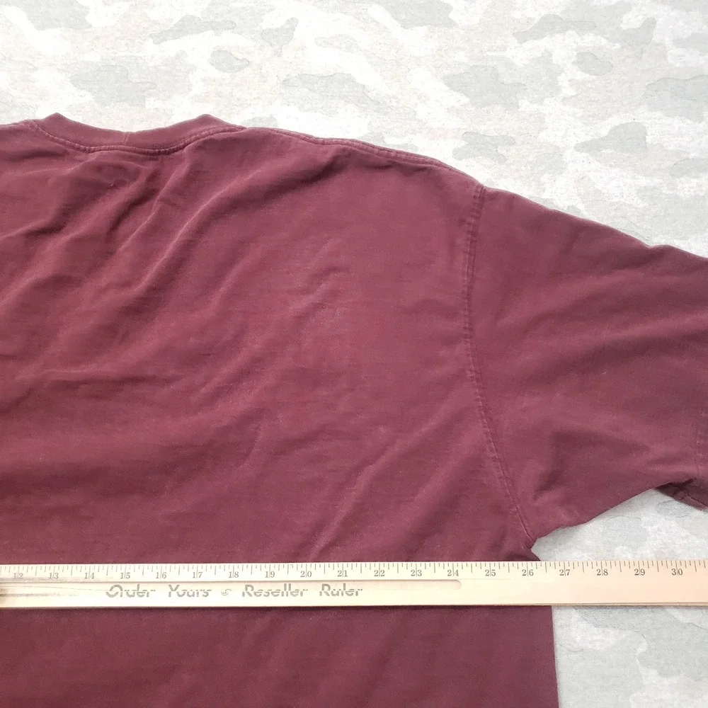 Carhartt‎ Shirt Mens 2XL Red Pocket Tee Workwear Outdoors Short Sleeve
